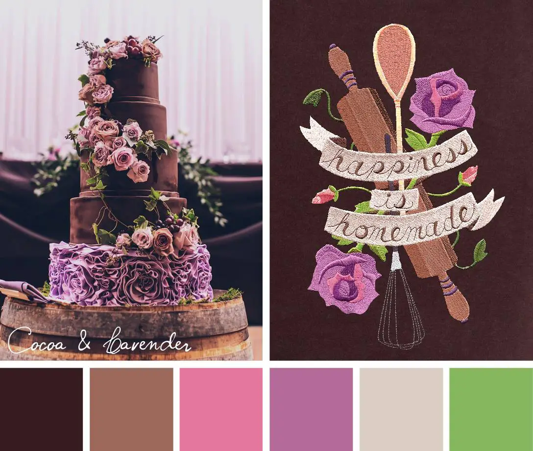 Colorway — Cocoa & Lavender